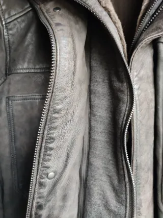 Giacca in pelle Contipele marrone XXL