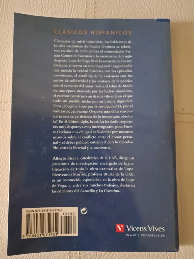 Fuente Ovejuna (Clasicos Hispanicos) (Spanish E...