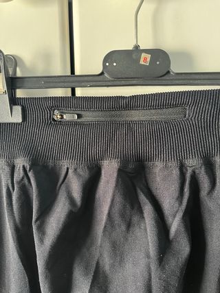 Mallas negras con degradado azul