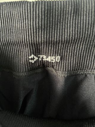 Mallas negras con degradado azul