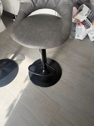 Sillas altas comedor cuero sintético