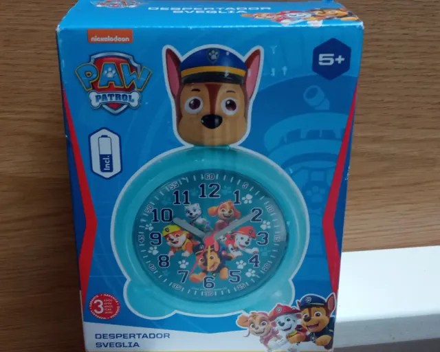 Reloj Despertador Paw Patrol Nickelodeon