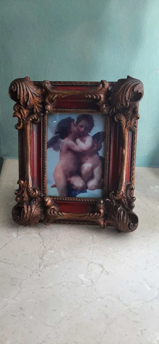 Cuadro Querubines Besándose .