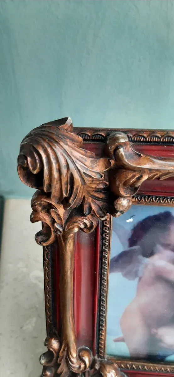 Cuadro Querubines Besándose .