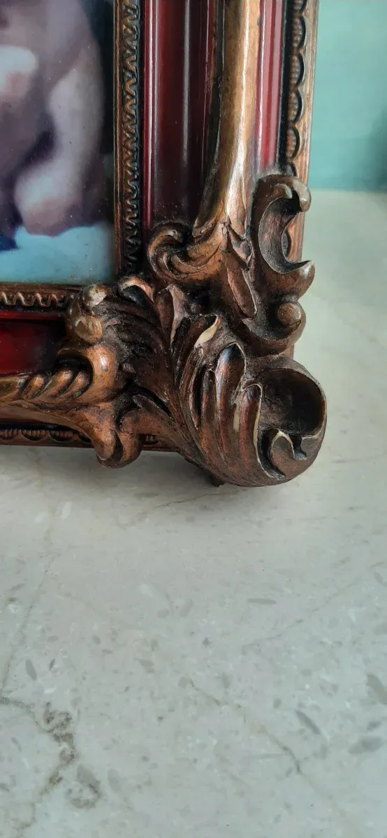 Cuadro Querubines Besándose .