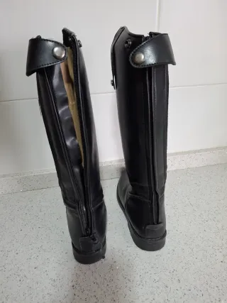 Botas de equitación infantiles negras