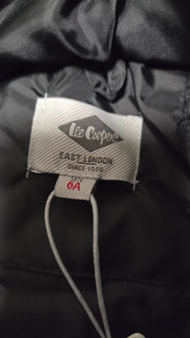 Parka niño negra Lee Cooper