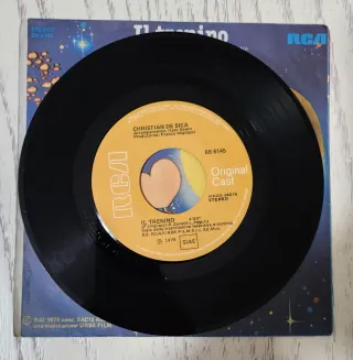 Il trenino 45 giri Christian De Sica RCA