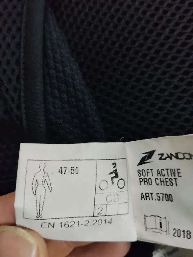 Peto protector Zandona Soft Active Pro X7