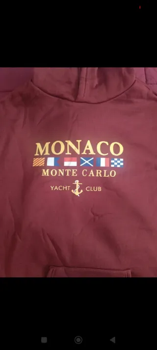 Sudadera Monaco Monte Carlo Producto Shein