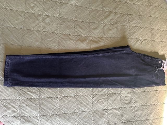 Pantalón Mango Mom Negro Talla S/36 Nuevo