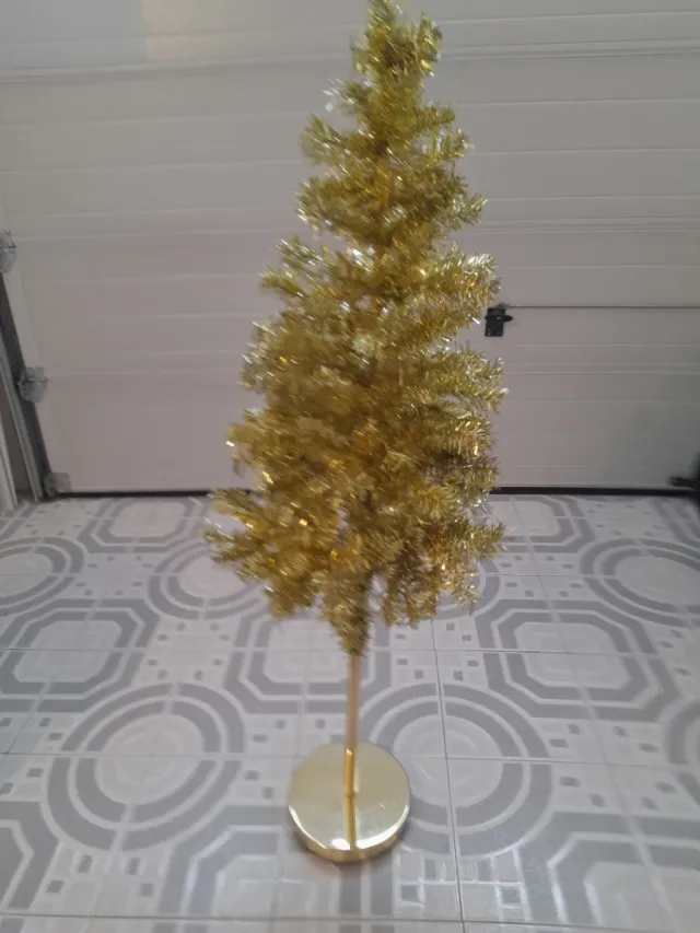 Albero di Natale Dorato Metallico