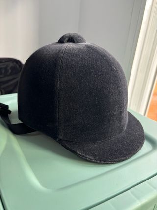 Gorro Casco Hípica Infantil Negro