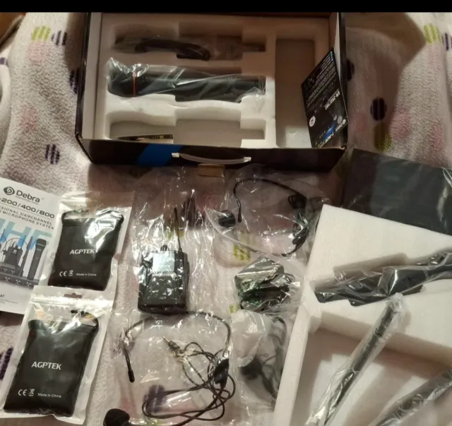 Microfone Portátil Debra AU-200/400/800