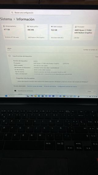 Ordenador LG procesador Ryzen 5 512GB