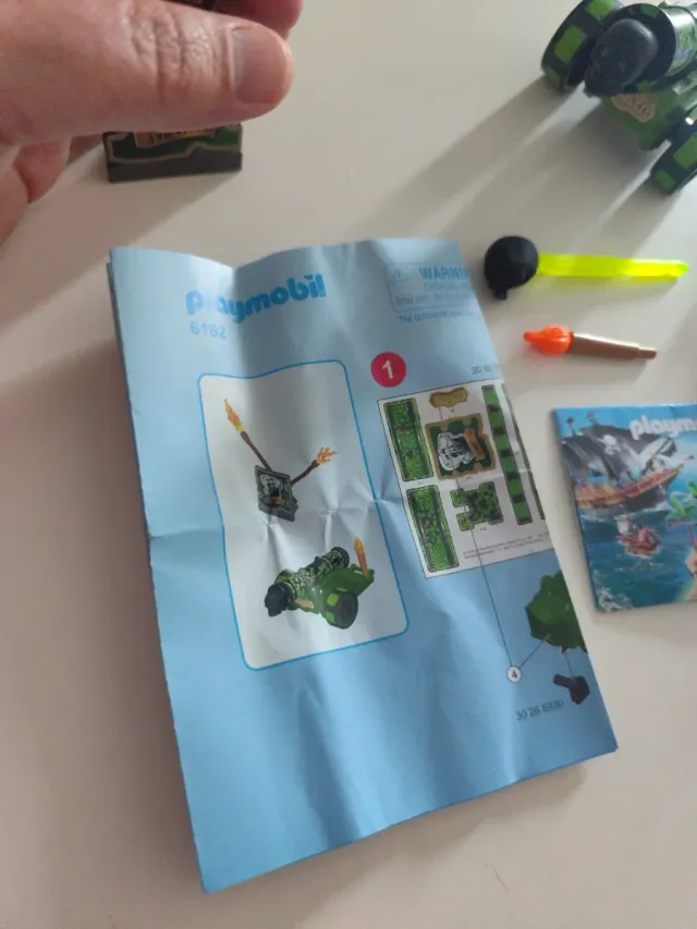 Playmobil Pirata 6162 Cañón con Figura