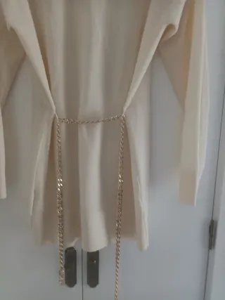 Chaqueta Lana Merino Mujer Michael Kors Beige