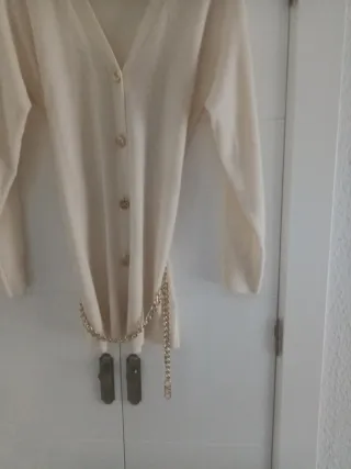 Chaqueta Lana Merino Mujer Michael Kors Beige