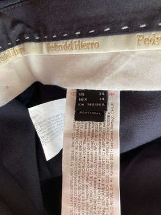 Traje Pedro del Hierro Azul Talla 44
