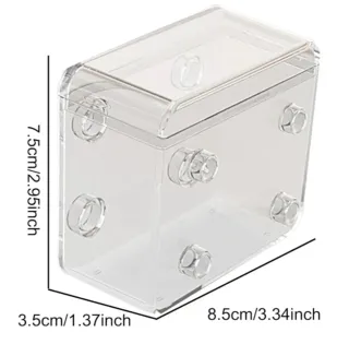 Organizadores (4) de cables encajables transparent