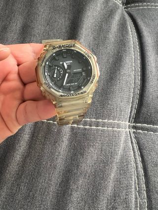 Reloj Casio G-Shock Dorado Transparente