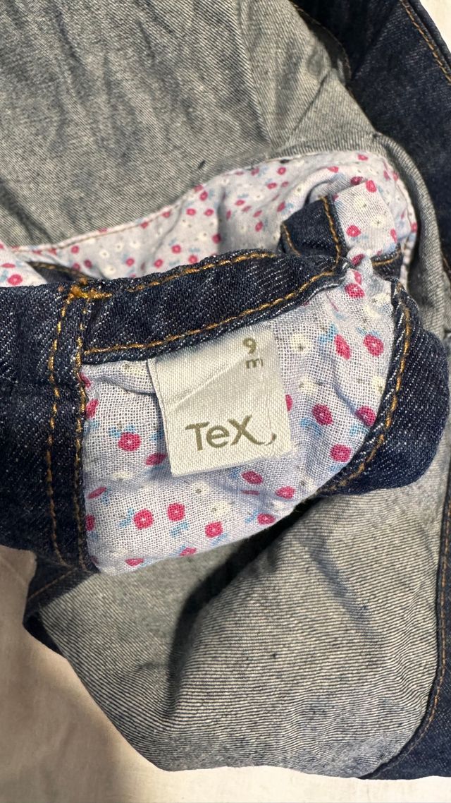 Vestido vaquero niña 9 meses