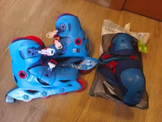 Patines niño Talla 32-34 Niño+protecciones oxelo