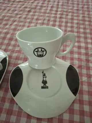 Tazze da cappuccino Bialetti in porcellana