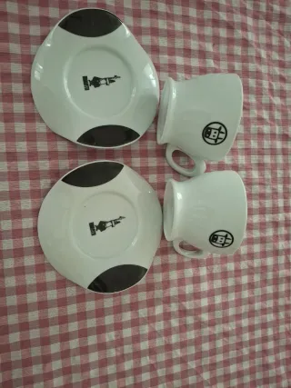 Tazze da cappuccino Bialetti in porcellana