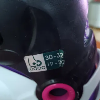 Patines Oxelo Morado y Blanco Talla 30-32