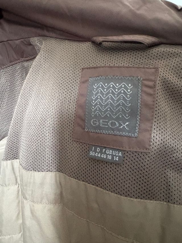 Abrigo Geox Talla 44-46 Marrón Ajustable