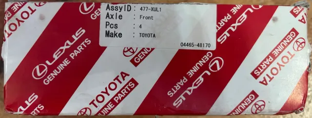 Kit Pastillas Freno Disco Delantero Toyota 04465-4