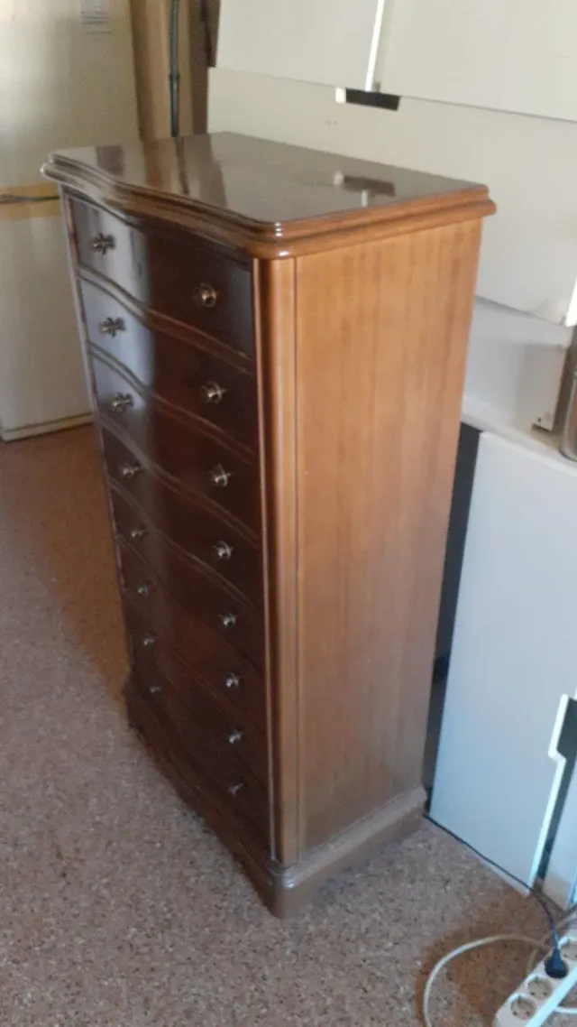 Cajonera de madera estilo vintage