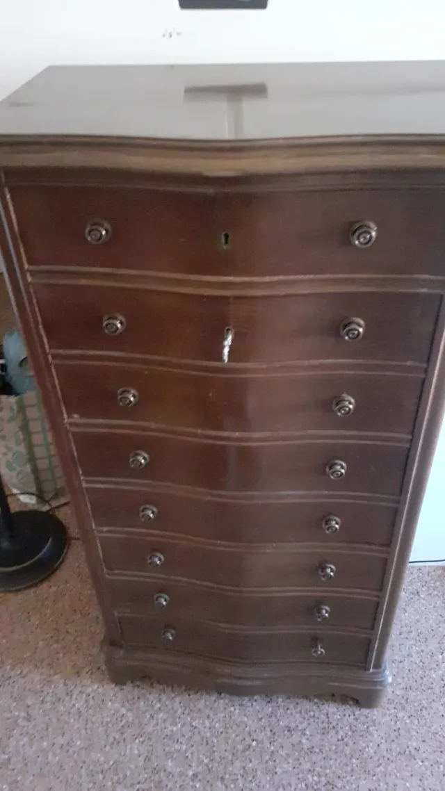 Cajonera de madera estilo vintage