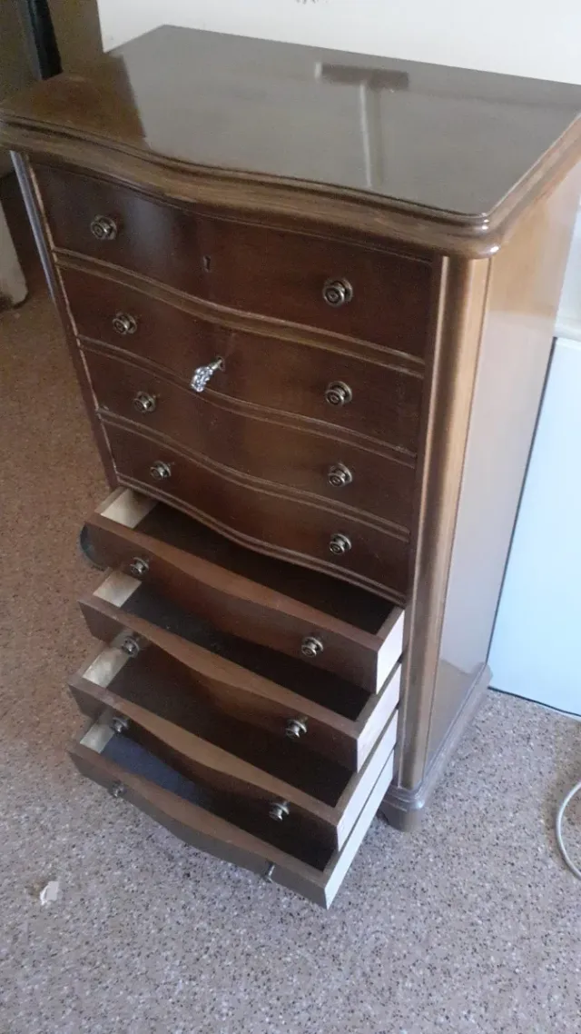 Cajonera de madera estilo vintage