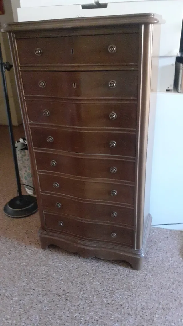 Cajonera de madera estilo vintage