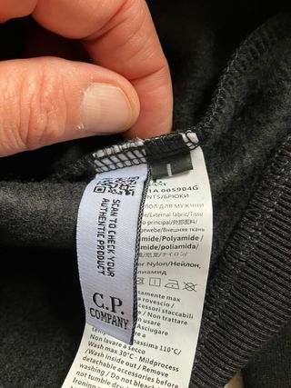Felpa CP Company nera L 46/56