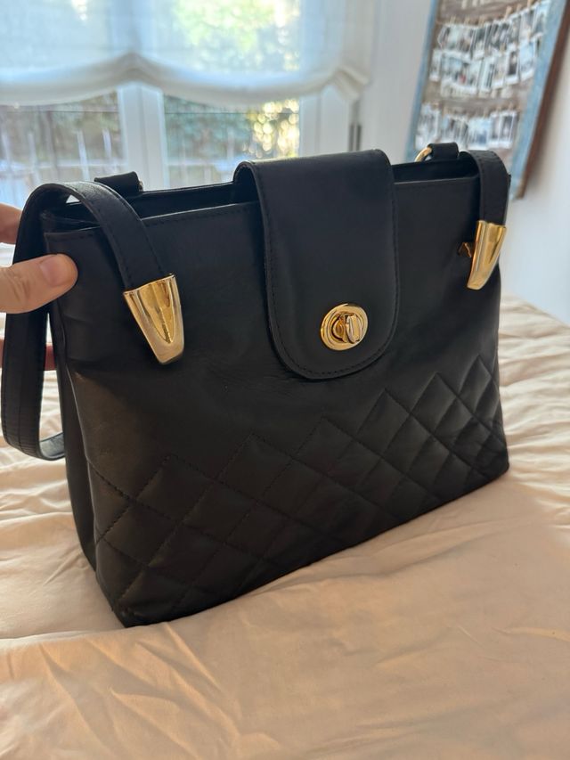 Bolso piel vintage