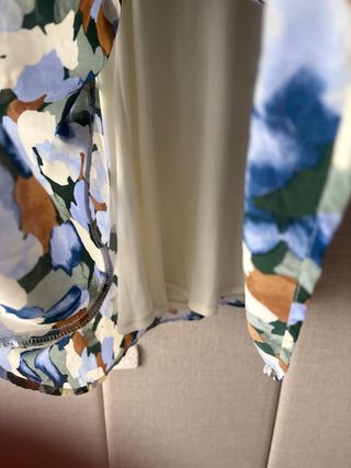 Vestido Vila manga larga estampado de flores