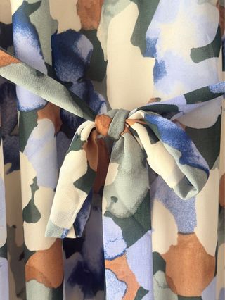 Vestido Vila manga larga estampado de flores