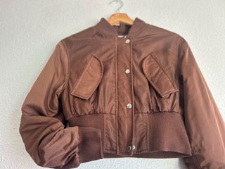 Chaqueta bomber marrón