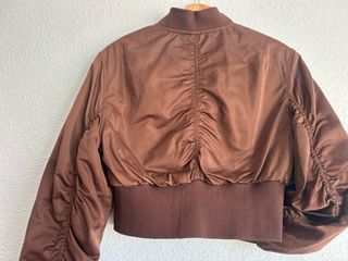 Chaqueta bomber marrón