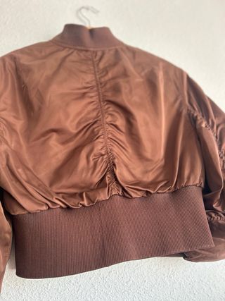 Chaqueta bomber marrón