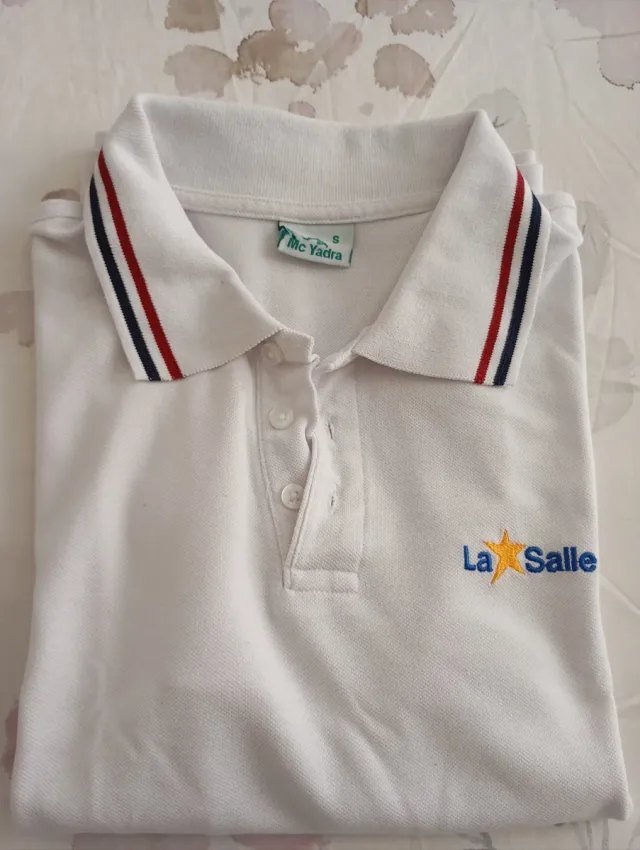 Polo La Salle manga corta T.S amplia. Nuevo