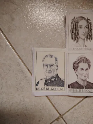 4 Francobolli Belgio