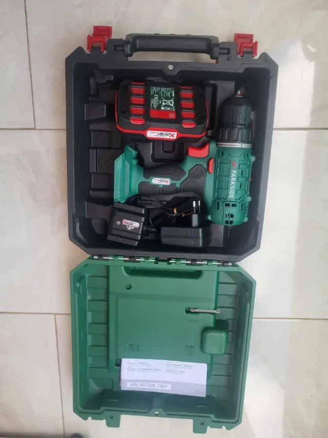 Atornilladora taladradora Parkside 20v nueva