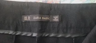Pantalones Zara Negros Mujer