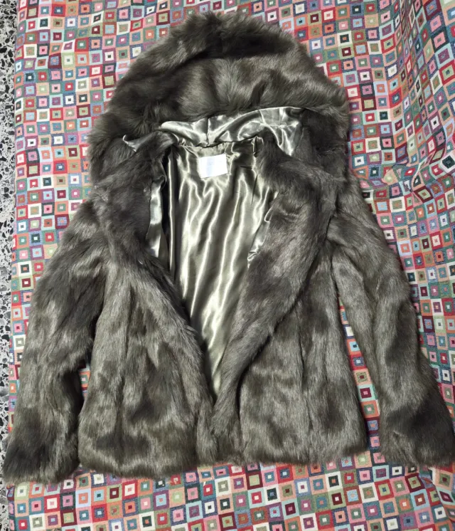 Abrigo pelo con capucha GAS