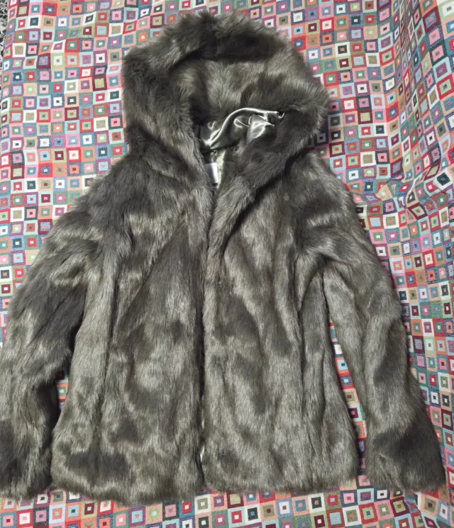 Abrigo pelo con capucha GAS