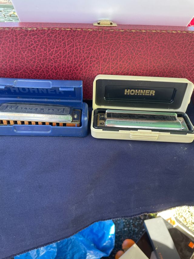 2 Armoniche Hohner con custodia